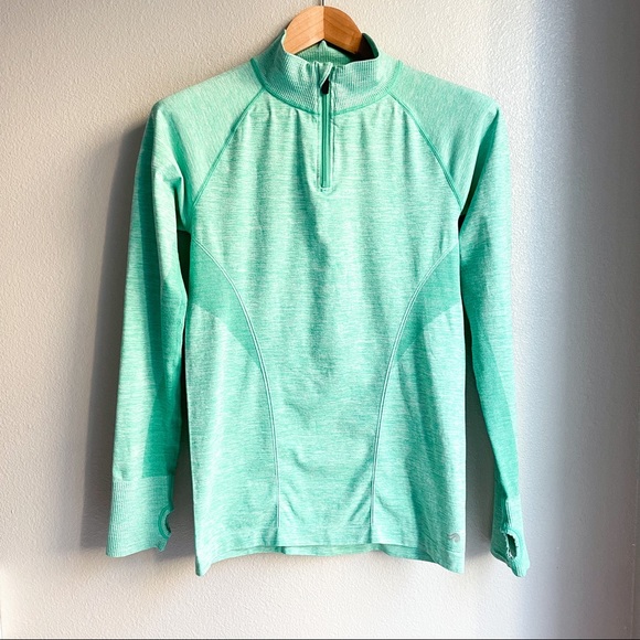 Ideology - Women’s Half-zip Performance Pullover (Turquoise) - Picture 1 of 5
